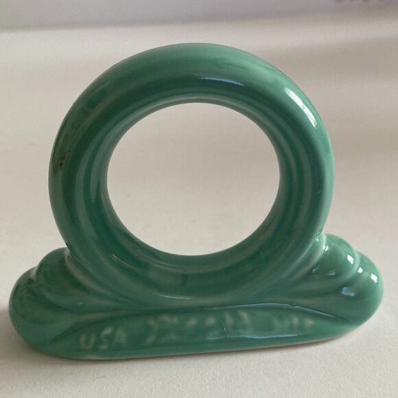 Fiestaware Sea Mist Retired Color Discontinued Napkin Ring - Picture 3 of 5